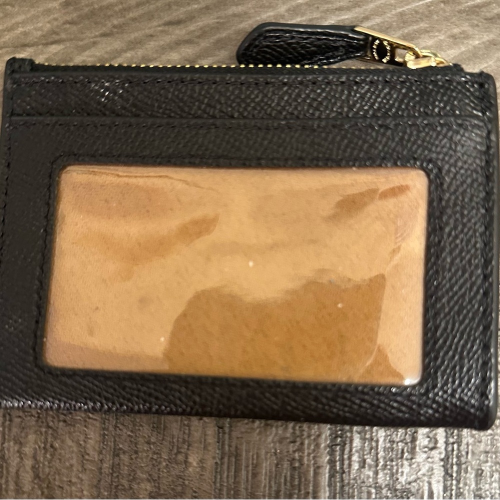 Black Coach ID & Card Holder